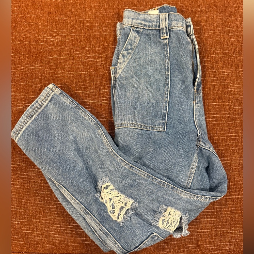 Pacsun Ripped Cargo Jeans